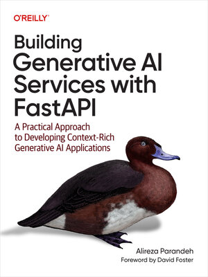 cover image of Building Generative AI Services with FastAPI